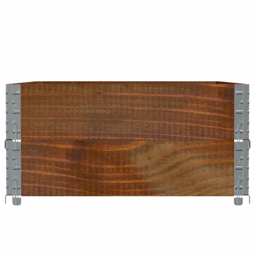 Jardinera De Madera Maciza De Pino Marrón 120x80 Cm_3
