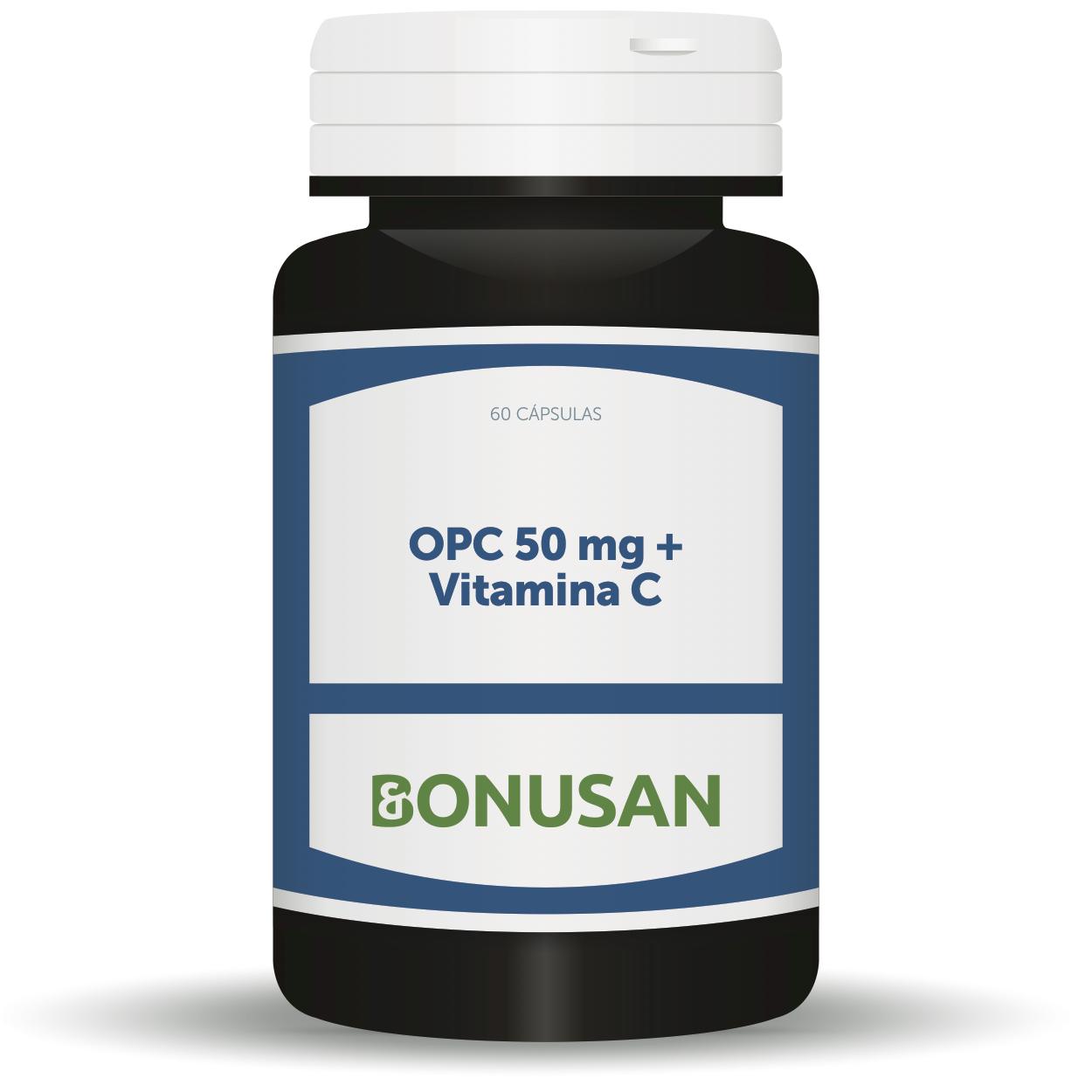 Opc+Vitamina C 60 Cápsulas Vegetarianas Bonusan