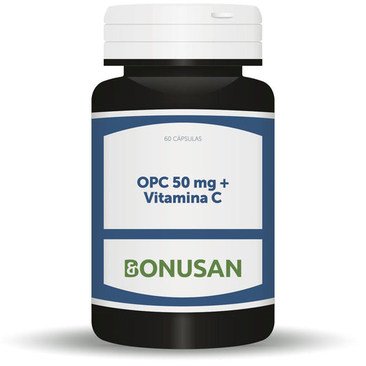 Opc+Vitamina C 60 Cápsulas Vegetarianas Bonusan