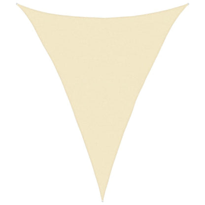 Vidaxl Toldo De Vela Hdpe Color Crema 160 G/m² 4x5x5 M_0