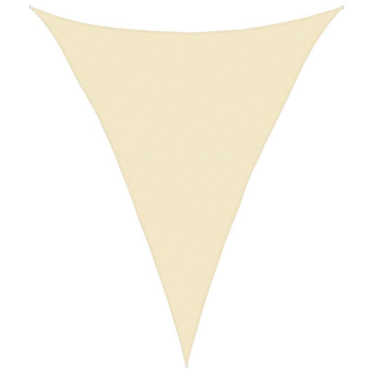 Vidaxl Toldo De Vela Hdpe Color Crema 160 G/m² 4x5x5 M_0