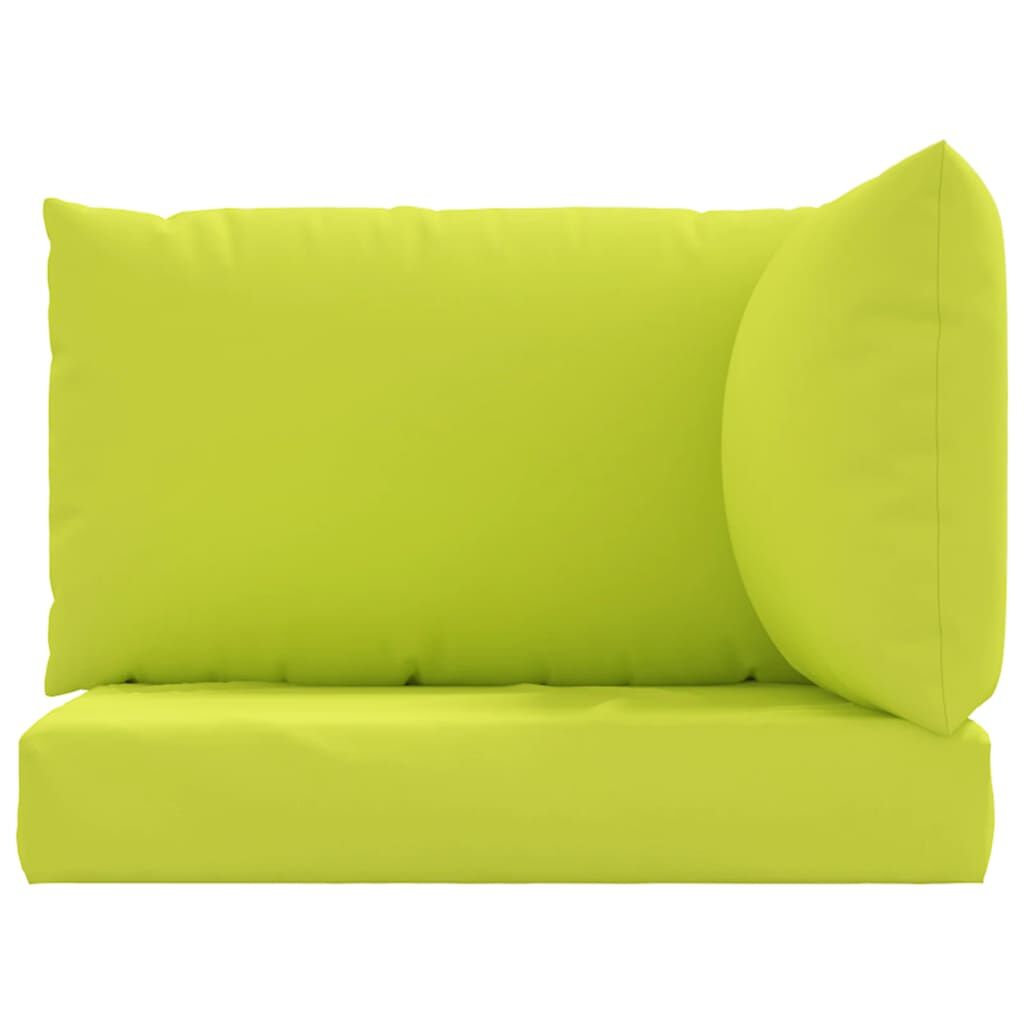 Vidaxl Cojines Para Palets 3 Unidades Tela Oxford Verde Claro_3