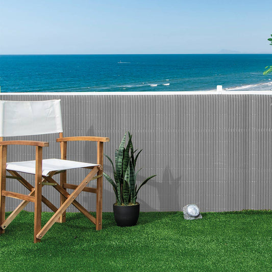 Cañizo Pvc Essential Recyclane 20mm Piedra Para Jardines Y Terrazas 1,5x3 M / Multicolor_0