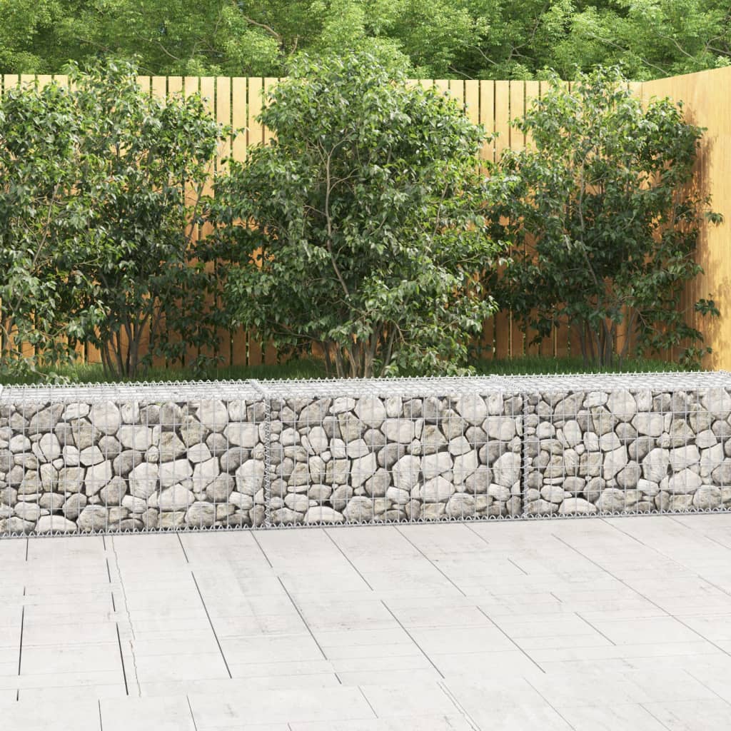Muro De Gaviones Con Cubiertas Acero Galvanizado 300x50x50 Cm / Vetonek_2