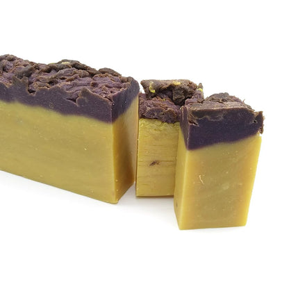 Jabón Natural Azufre 90g En Bolsa Regalo De Yute - Piel Muy Grasa - Controla La Aparición De Acné Y Regula El Sebo_2