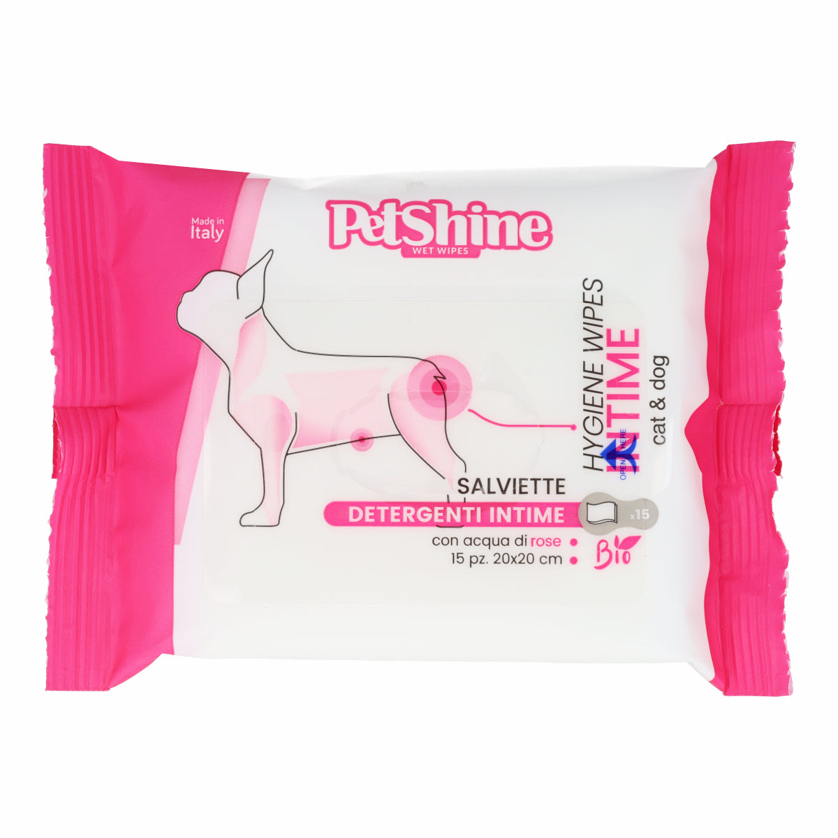 Toallita Higiene para Perro y Gato Intime Porrini 15 uds