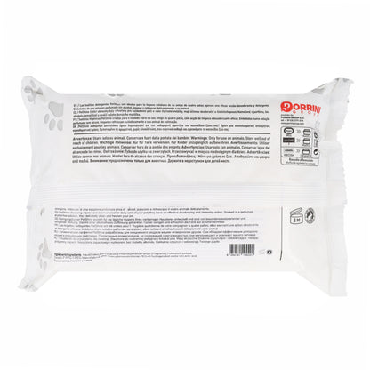 Toallitas Higiene Perro/Gato No-Odor Porrini 40 uds