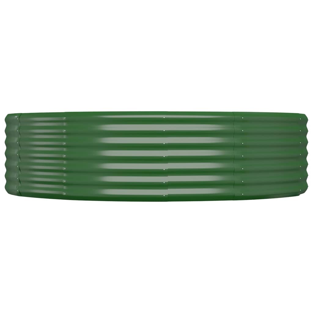 Jardinera Arriate Acero Galvanizado Verde 214x140x36 Cm_3