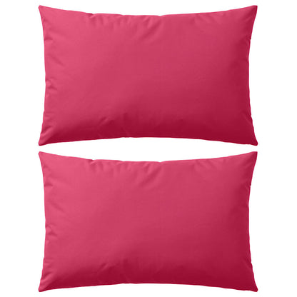 Vidaxl Cojines Para Exteriores 60x40 Cm Rosa 2 Unidades_0