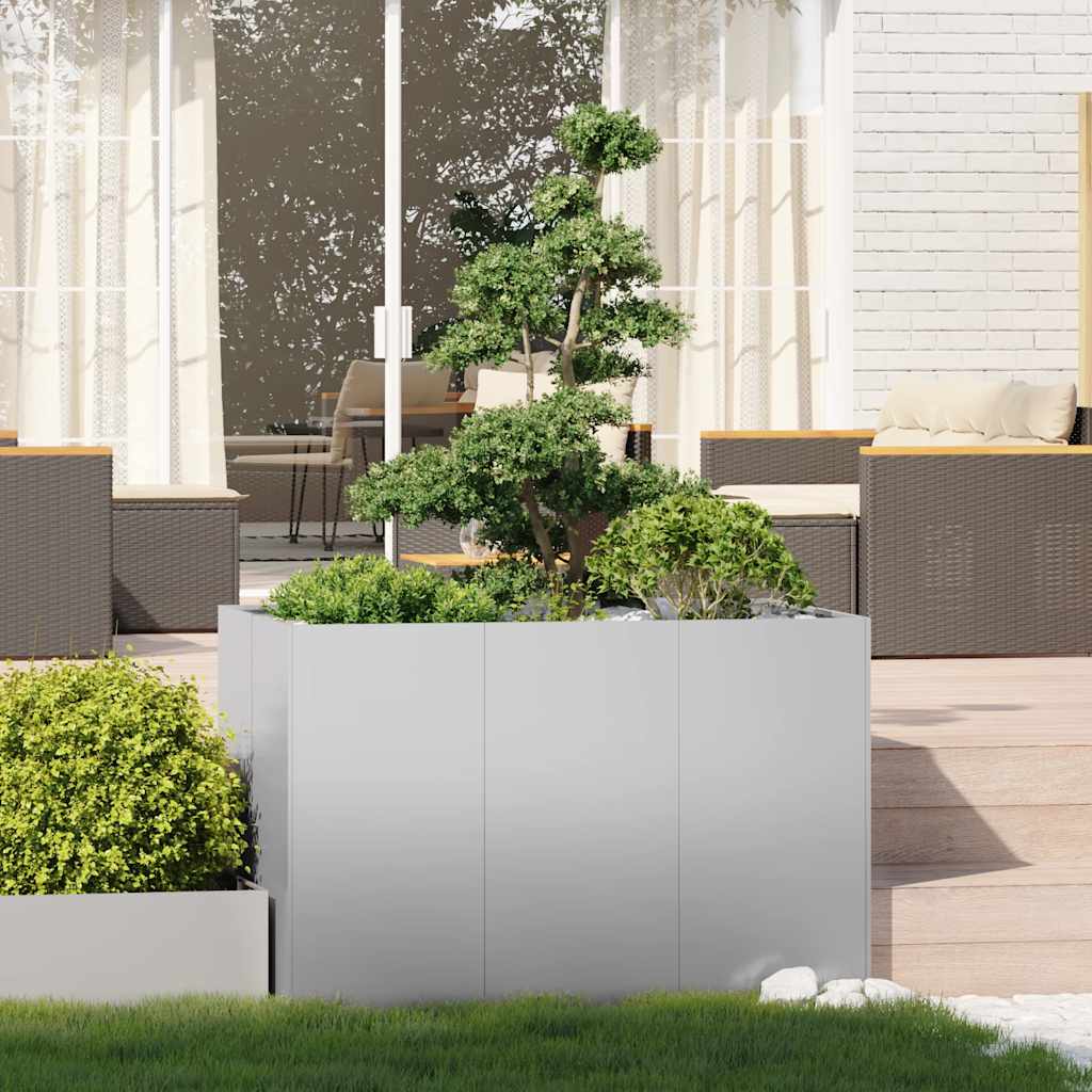 Jardinera 120x80x80 Cm De Acero Galvanizado_2
