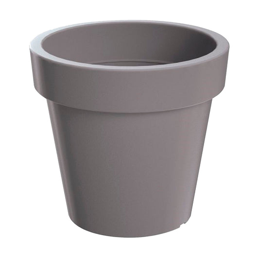 Maceta Lexo Round 92l., Dimensiones (mm) 600x600x550, Color Gris Piedra_0