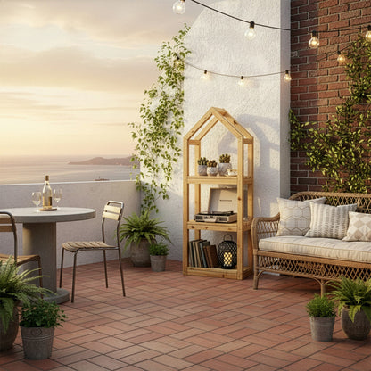 Estantería De Madera Outdoor Para Plantas Campanile M Hortalia_1