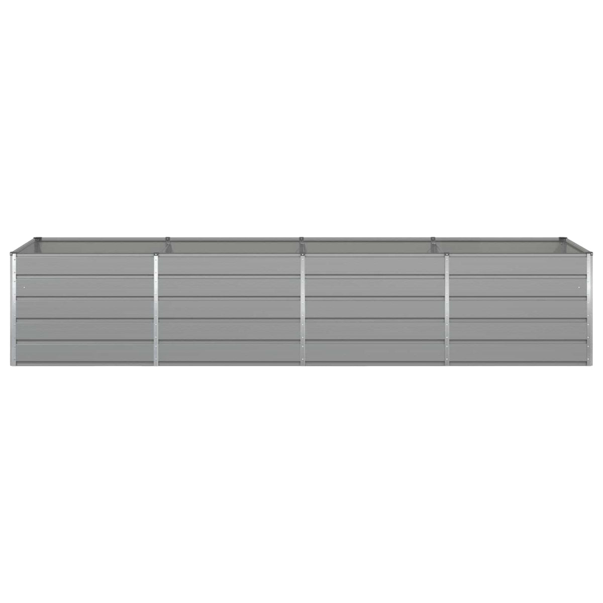 Jardinera Gris Claro 385 X 100 X 75 Cm Acero Galvanizado_4