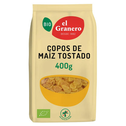 Flocos de milho torrados biológicos El Granero 400 gr