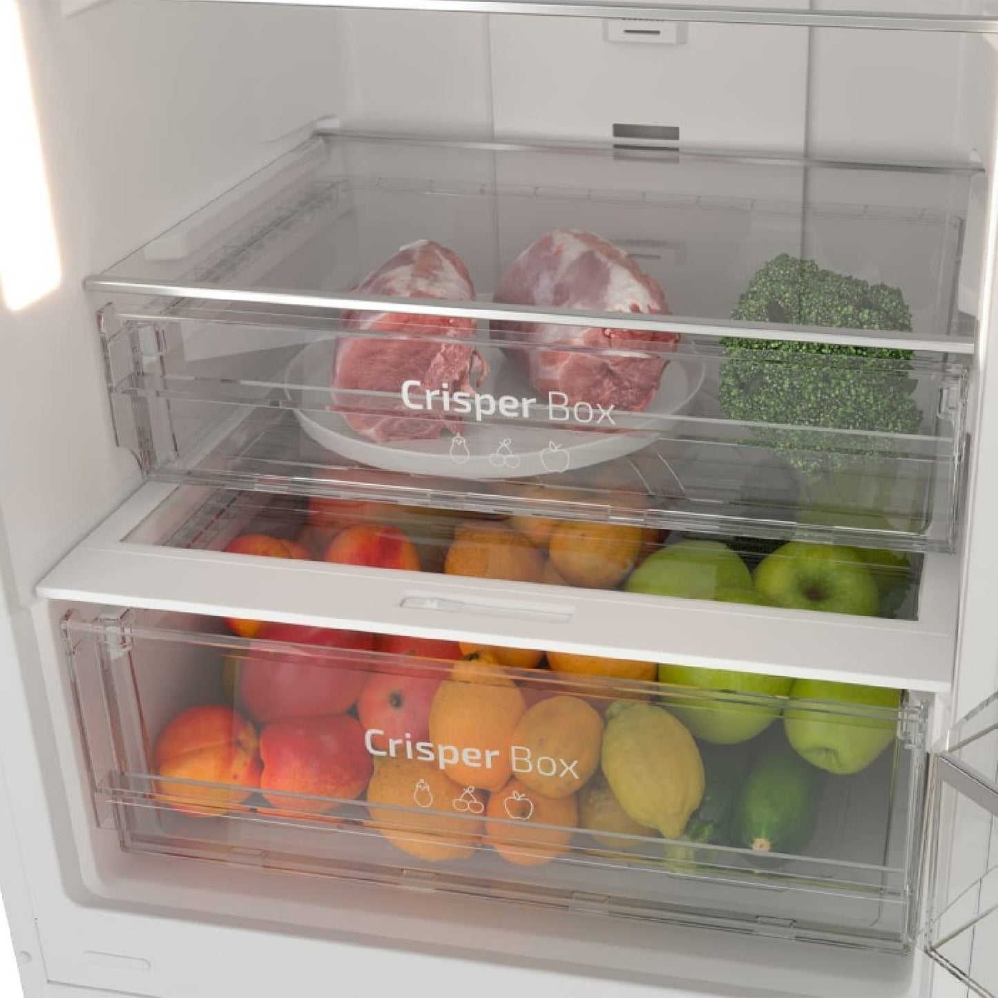 Cecotec Frigorífico Combi Bolero Coolmarket Combi 322 Black Cristal E_2