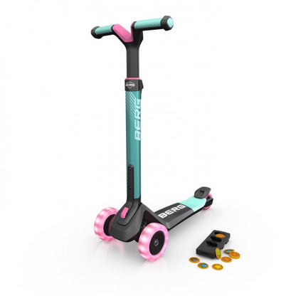 Patinete Berg Nexo Lights Con Plataforma Magnetica Menta._0
