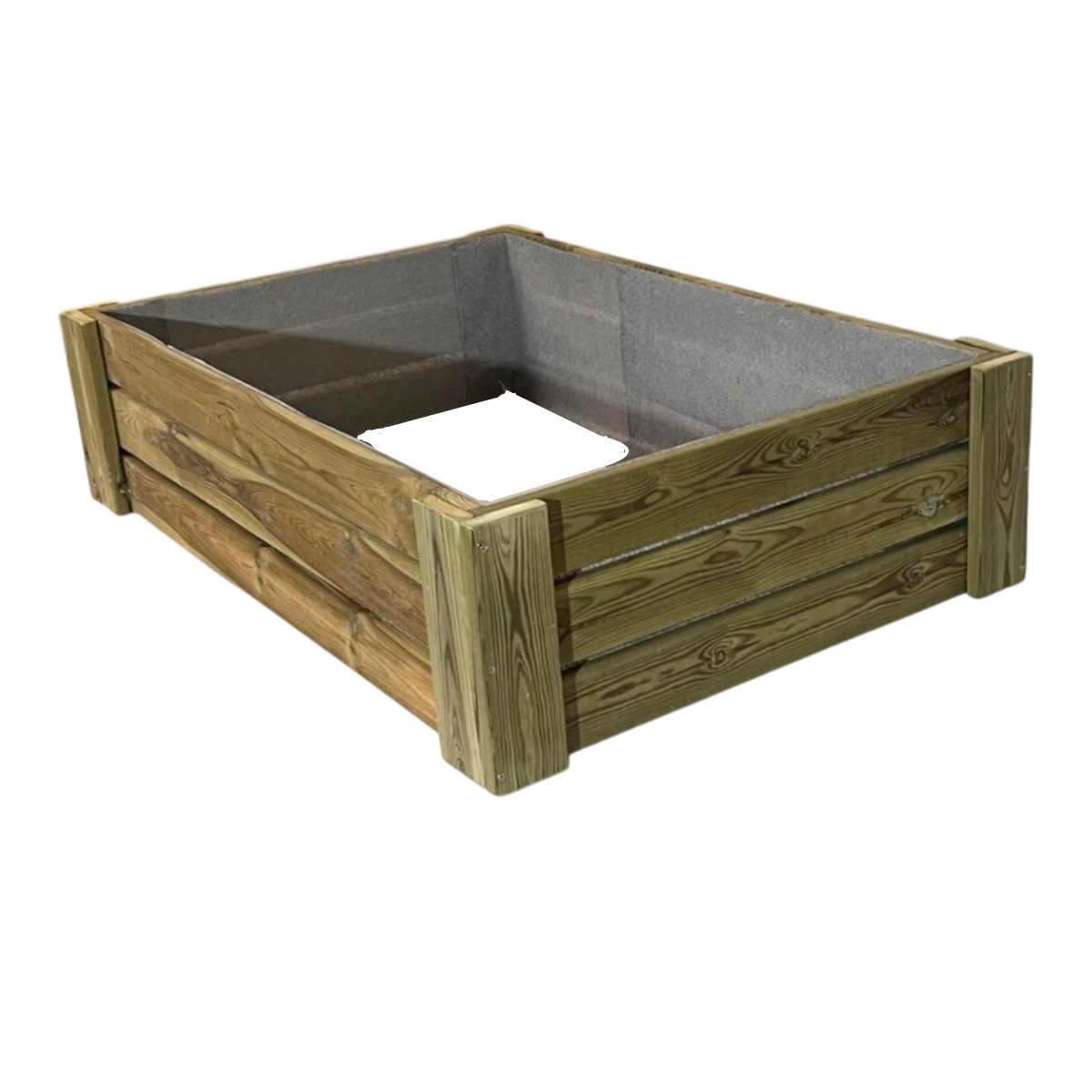 Cajón De Cultivo Solana. Altura De 30 Cm. Sin Base. Vidahuerto 120x100x30 Cm._0