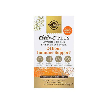 Ester-C efervescente 1000 mg Solgar 7 saquetas