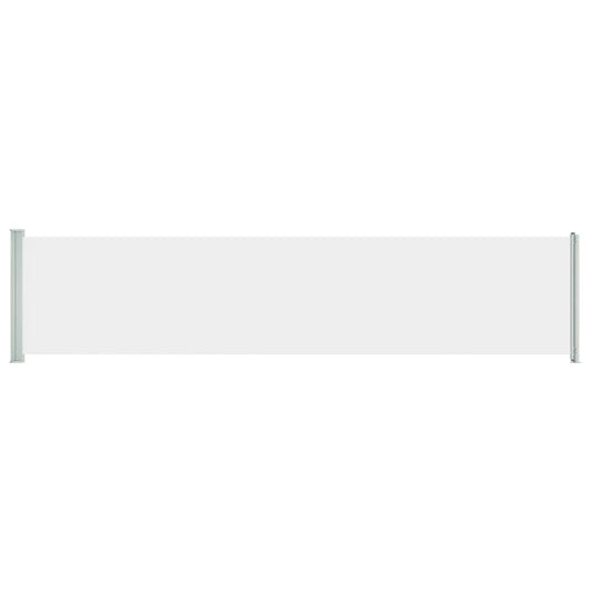 Vidaxl Toldo Lateral Retráctil Para Patio Crema 140x600 Cm_0