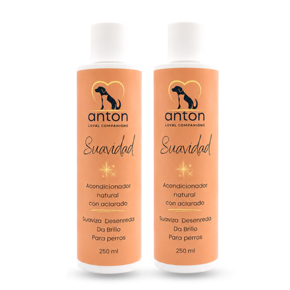 Acondicionador natural para el cuidado del pelaje de perros – Pack 2 x 250 ml_0