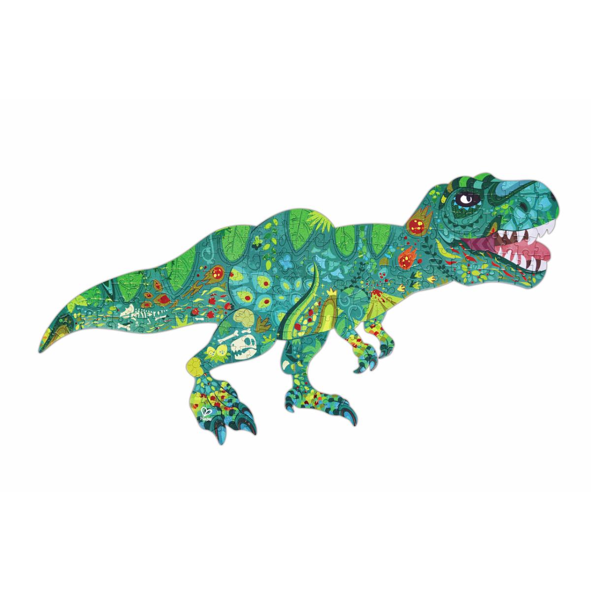 Puzzle Suelo 200pzas Dinosaurio Hape_0