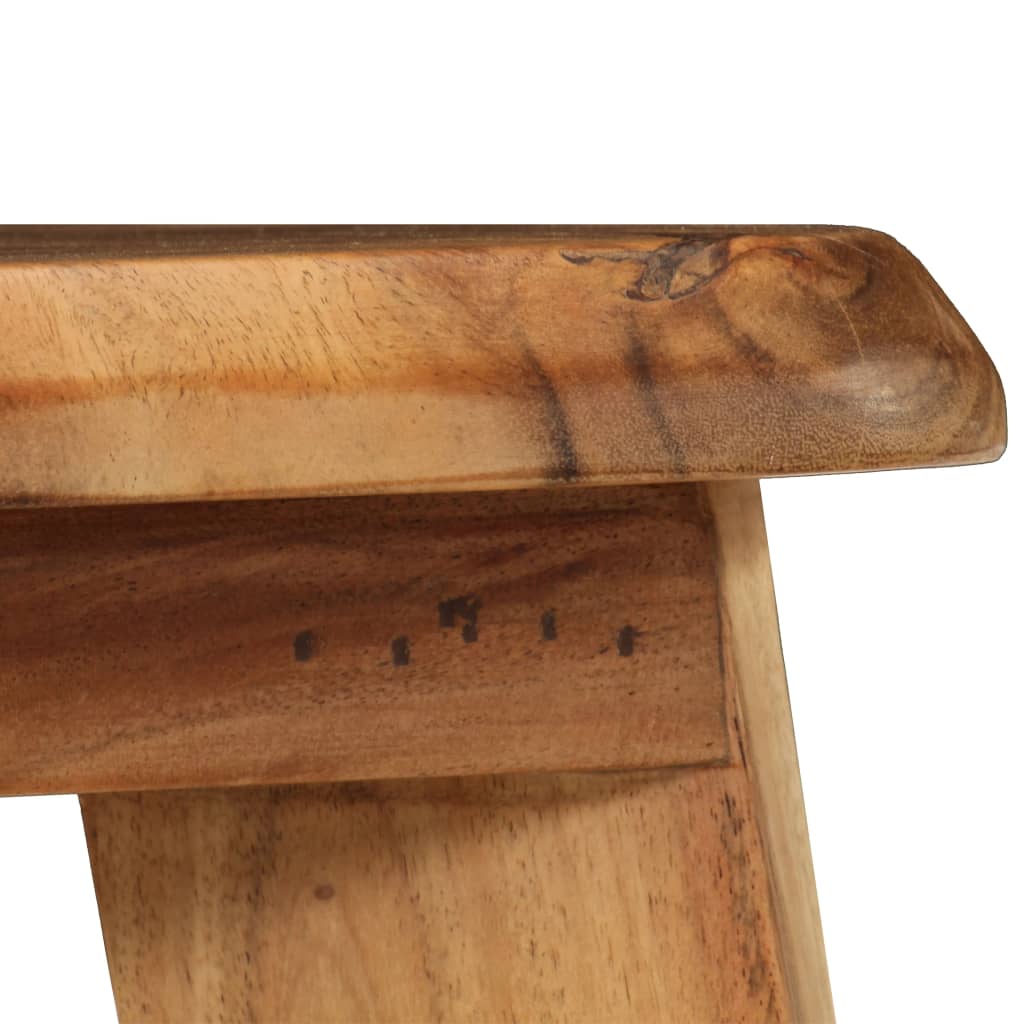 Taburetes De Cocina 2 Unidades Madera Maciza De Acacia_5