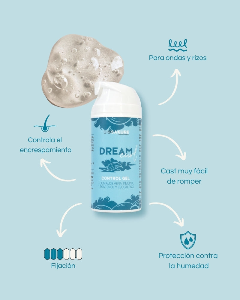 Gel Fijador Anti Encrespamiento Sin Glicerina Dream Curl Gel 500 Ml Bio Sakure_2
