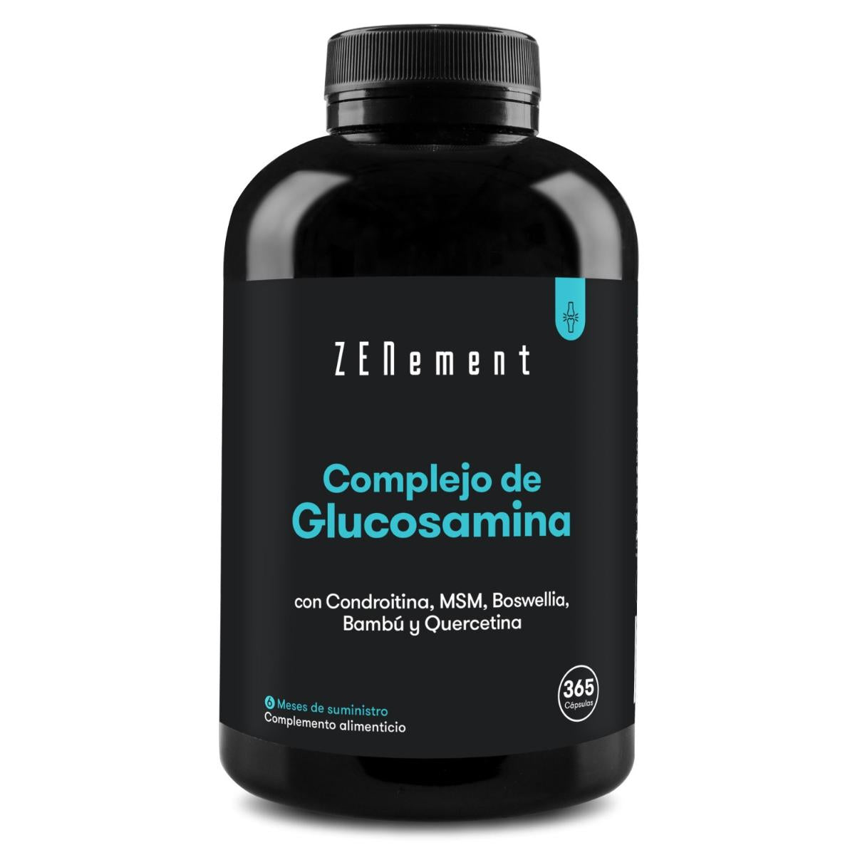 Complexo de Glucosamina com Condroitina + MSM + Boswellia + Quercetina Zenemet, 365 comprimidos