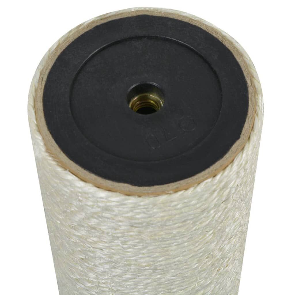 Vidaxl Poste Rascador Para Gatos 8x15 Cm 10 Mm Beige_1