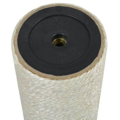 Vidaxl Poste Rascador Para Gatos 8x15 Cm 10 Mm Beige_1