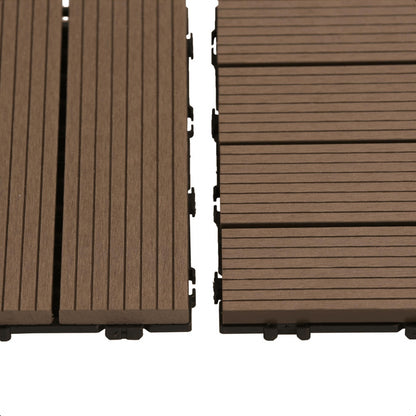 Embalagem de 11 pastilhas compostas Durafloor 30x30 Dioco Chocolate, 1m2