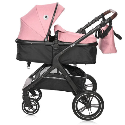Carrito De Bebé Trío Viola Hasta 22 Kg Pink_1