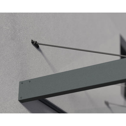 Sophia XL Canopy de porta 140x750 cm transparente 