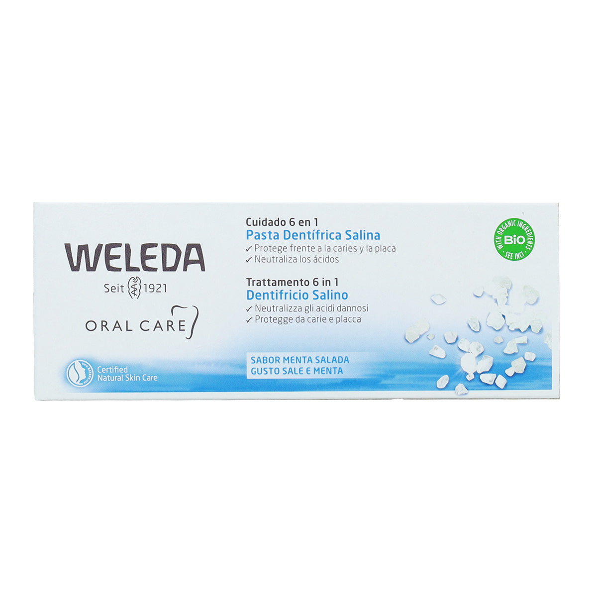 Pasta de dentes salina Weleda 75 ml