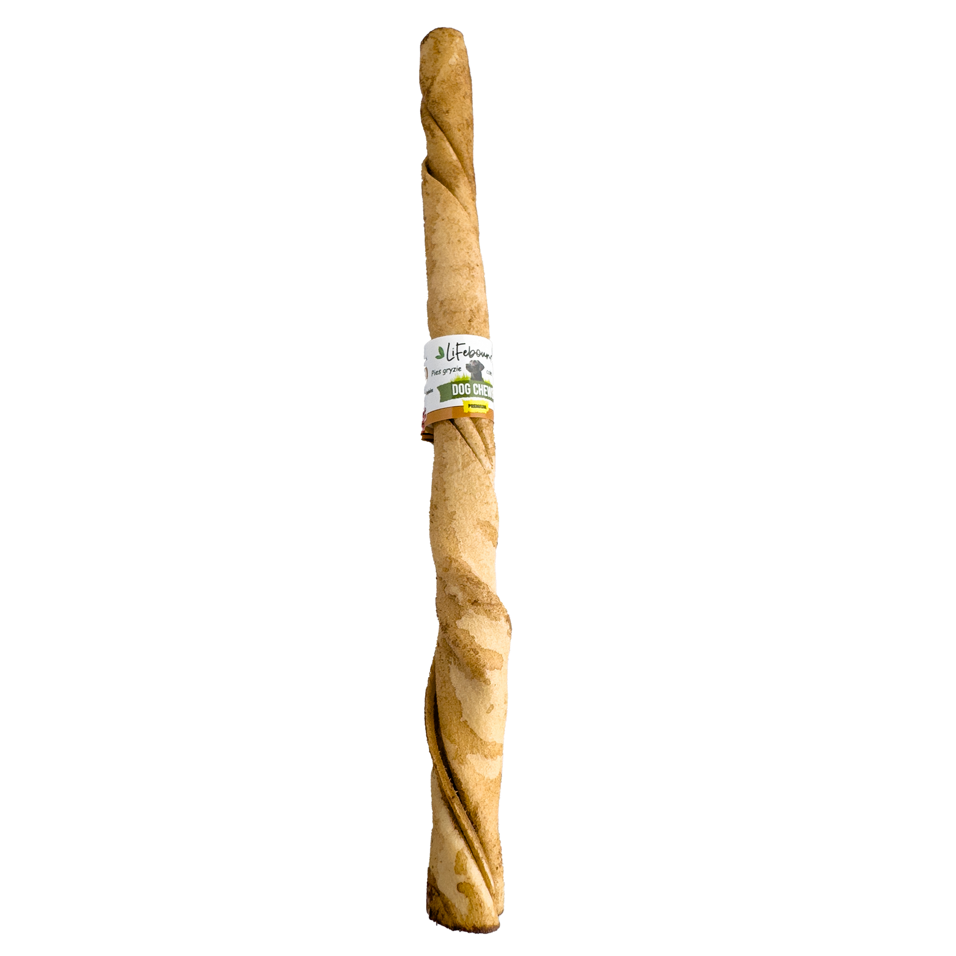 Lifebound - Hueso Masticable Natural Para Perros De Cuero De Ternera Sabor A Mantequilla De Maní - 10 Uds L_0