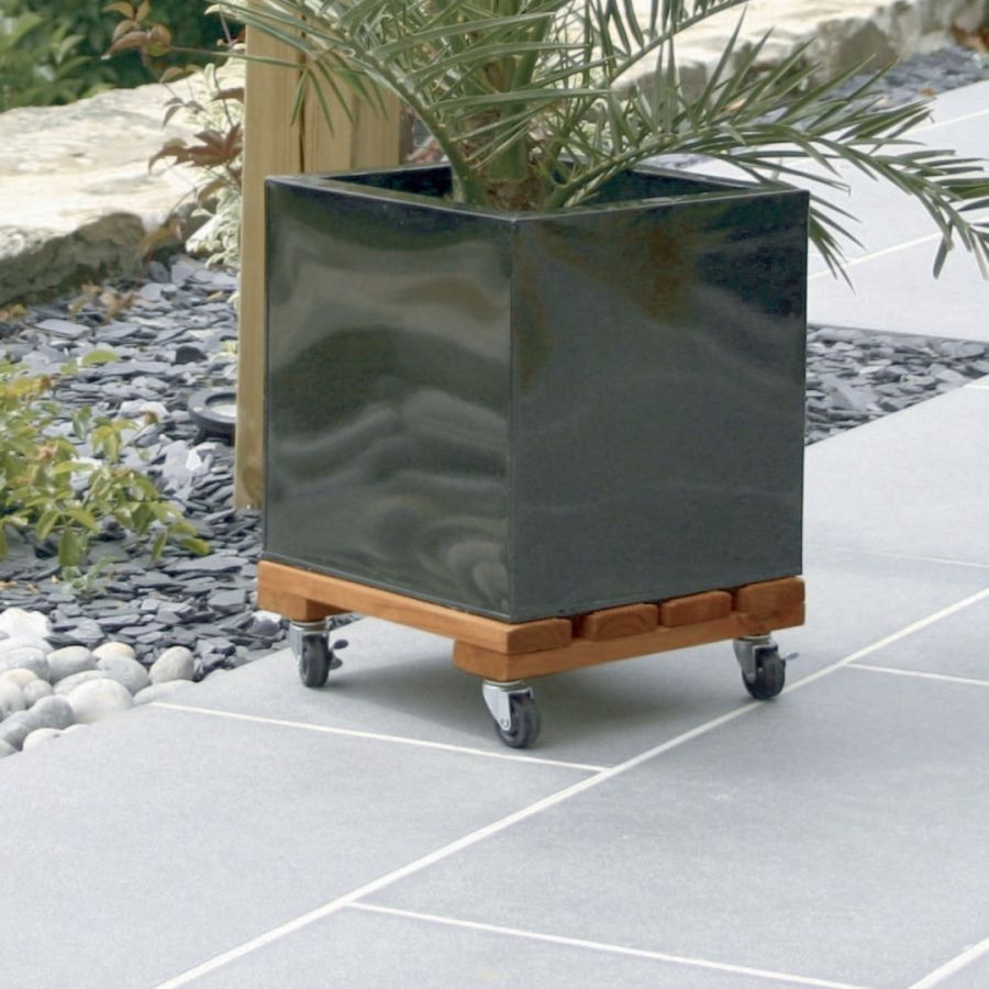 Soporte Con Ruedas Flora Roll 40x40 Cm Nortene_3