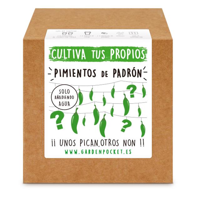 Brotos de Pimentos Padrón de Bolso de Jardim