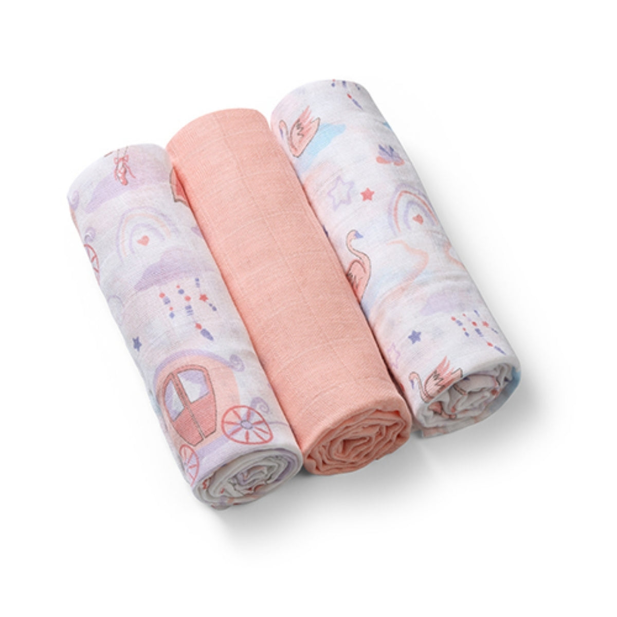 Pack 3 Muselinas Algodón 70x70 Cm Bailarina_0