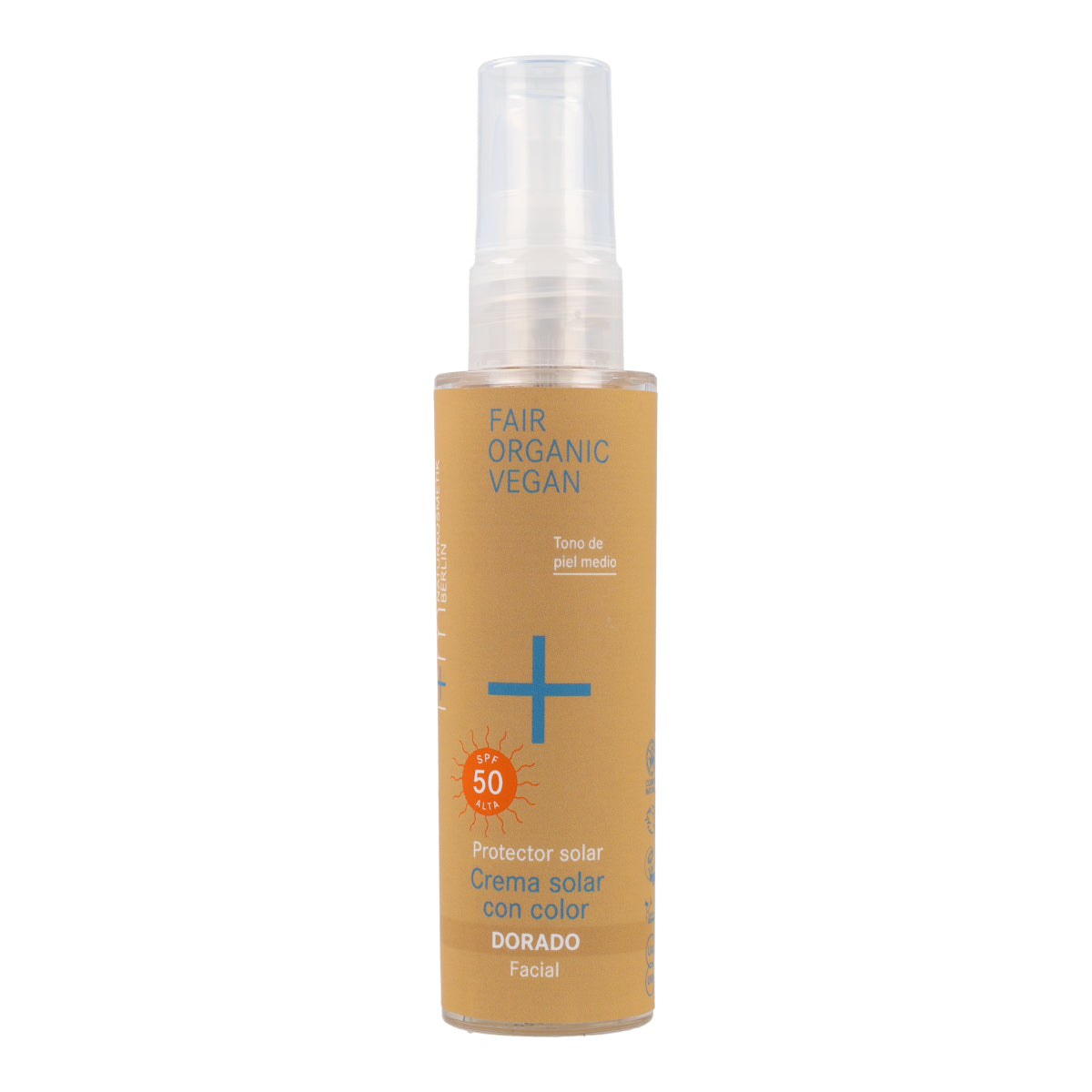 Crema facial color Medio-Dorado I+M SPF50 50 ml