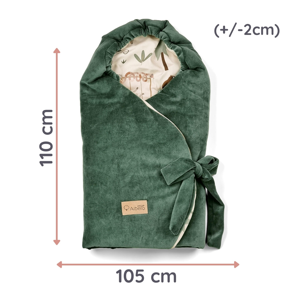 Saco Portabebé Inivero Algodón-velour Unviersal Tropic Fun_3