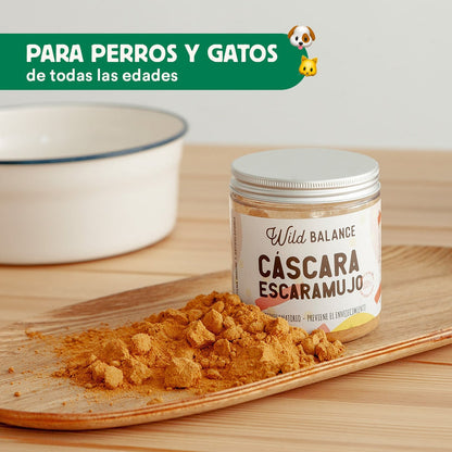 Suplemento para animais de estimação Wild Balance Rosehip Husk 100g