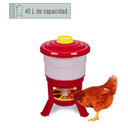Comedero Para Gallinas Imperial Gaun - 40 Litros_3