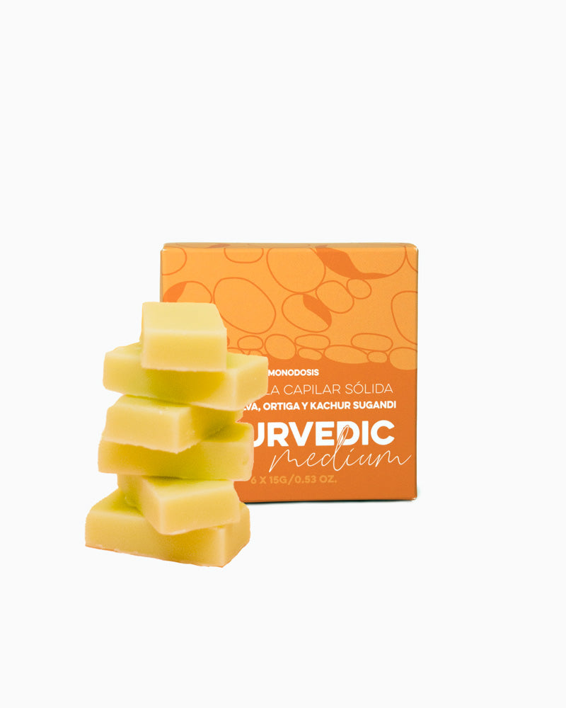Ayurvedic Medium Mask - Mascarilla Sólida Hidratante, Grado Emoliente ++ 6 X 15 G Bio Sakure_0