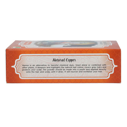 Pó de cobre de hena, Radhe Shyam, 100 g