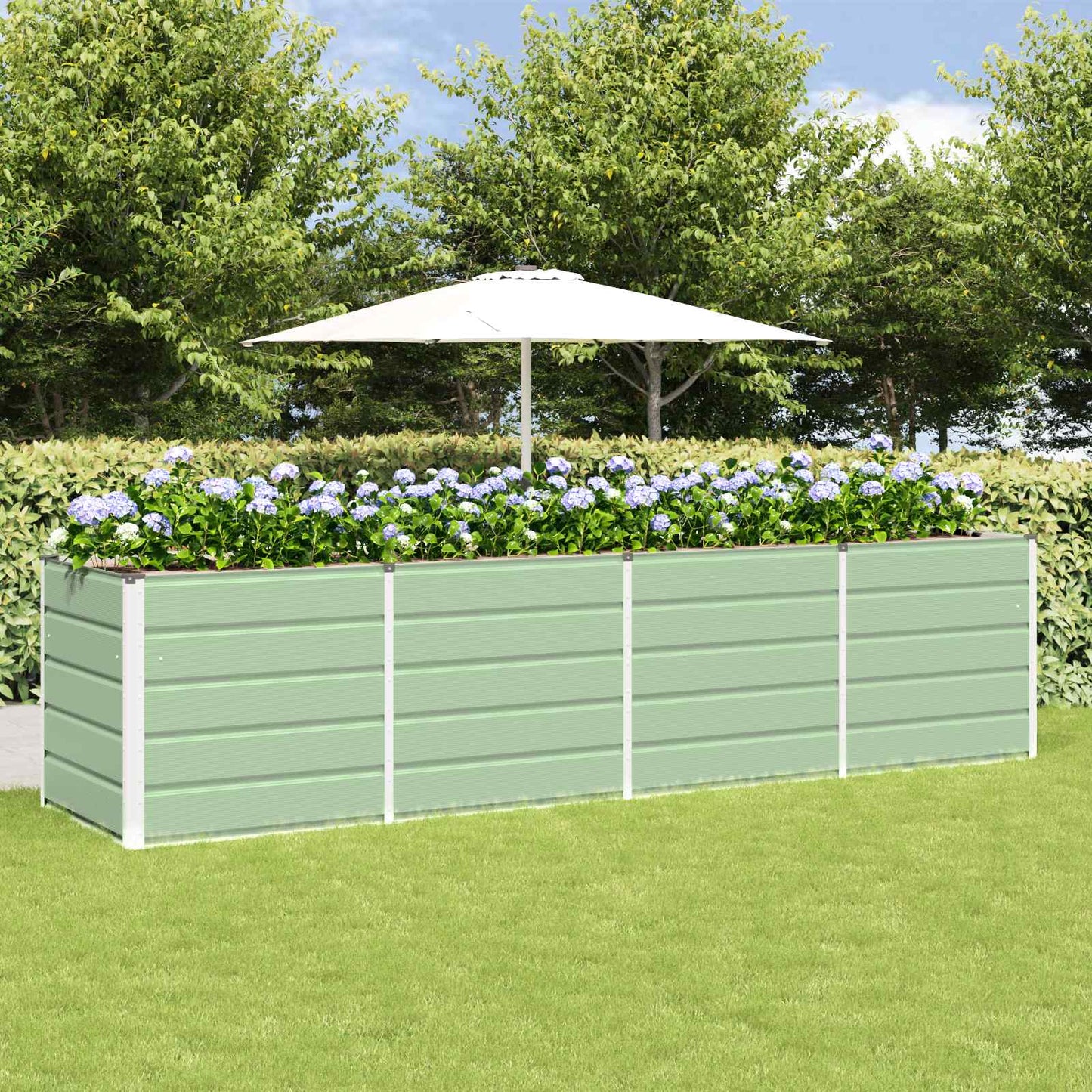 Jardinera Verde 320 X 80 X 75 Cm Acero_1