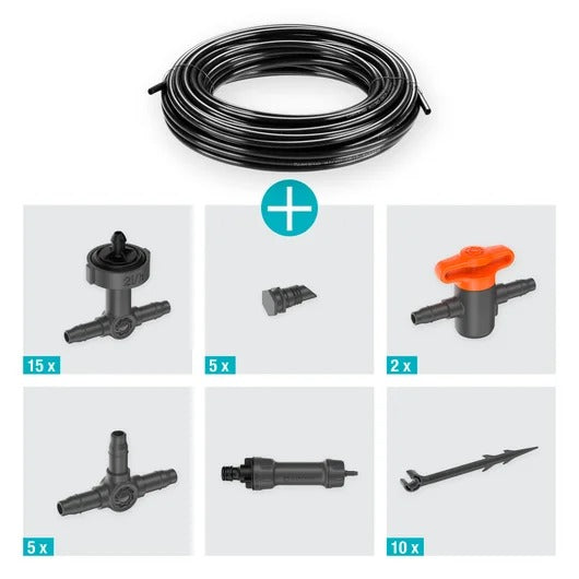 Sistema de rega por micro-gotejamento para varanda (15 plantas) Gardena Microdripsystem