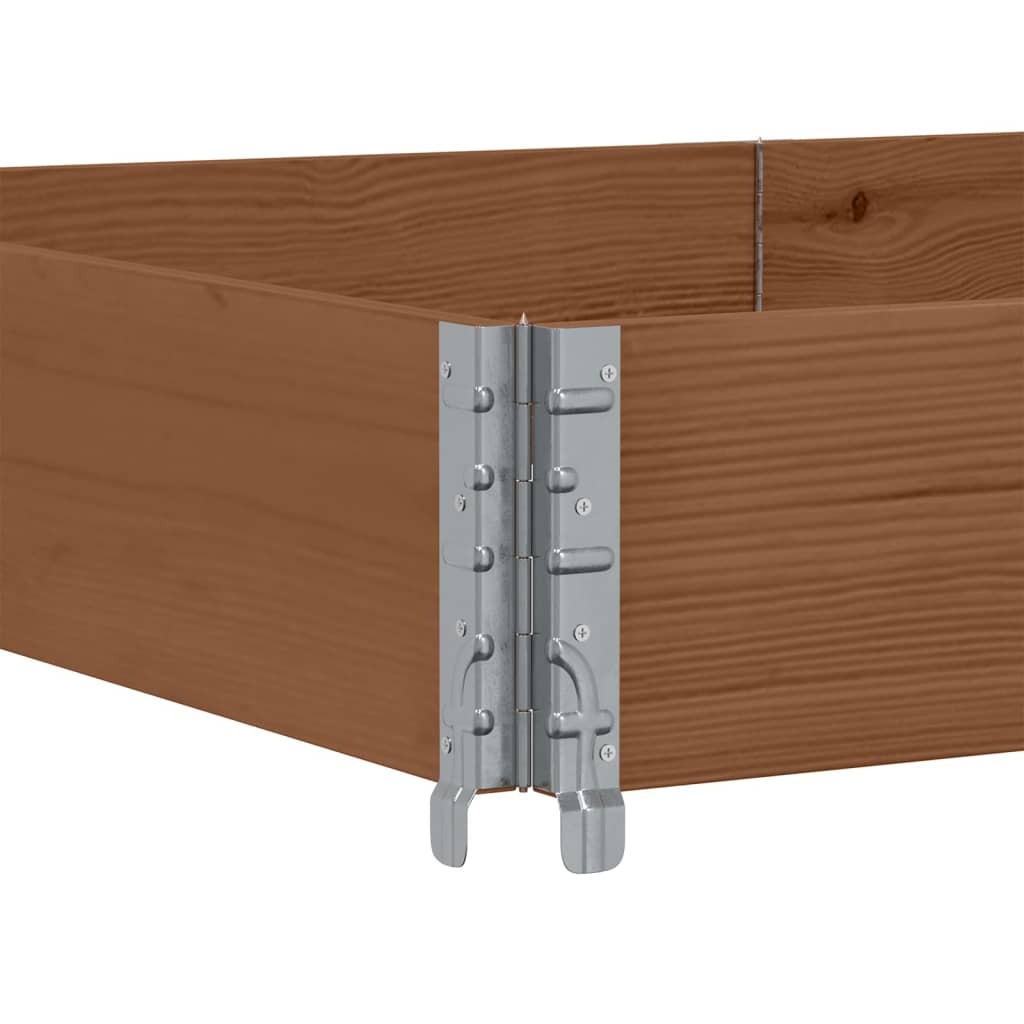 Jardinera De Madera Maciza De Pino Marrón 150x100 Cm_4