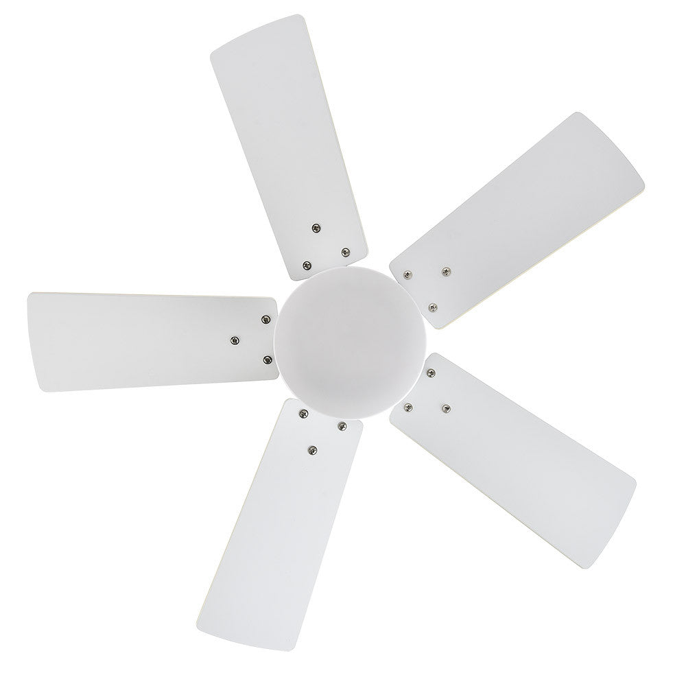 Ventilador Dc Marta 36w Blanco 5 Aspas Rev. Blanco/haya 41x76d 3240lm C/remoto, Mem., Timer 3000k-6000k_2