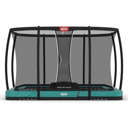 Cama Elastica Berg Inground Ultim Champion 330 + Red Deluxe Verde._0