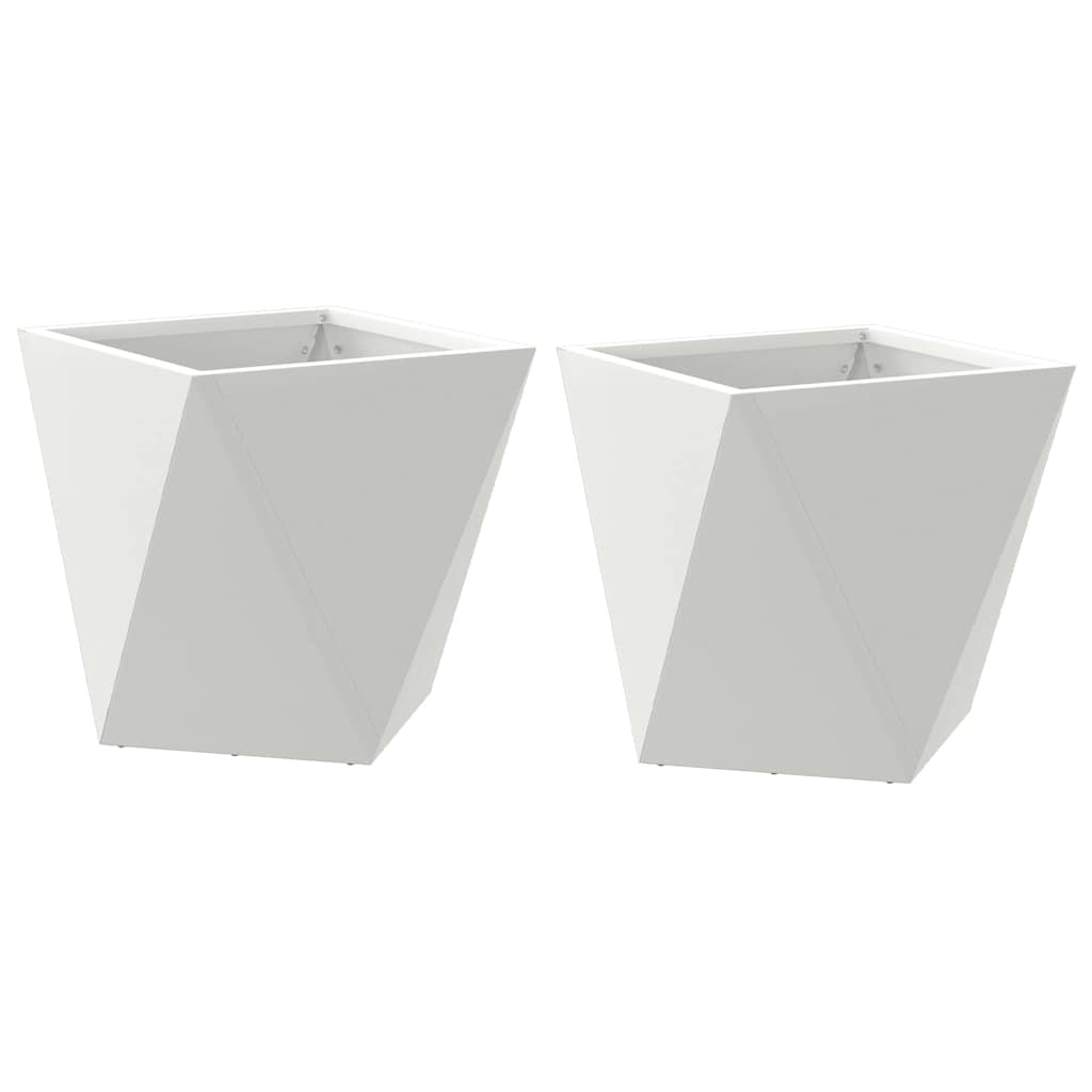 Jardinera 2 Uds. 30 X 30 X 30 Cm Acero_0